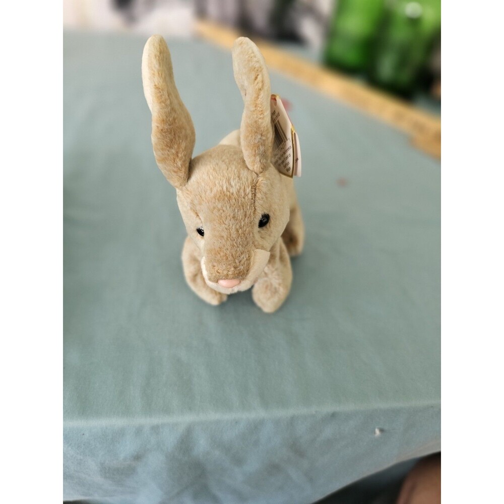 Nibbly The Rabbit Ty Beanie Baby RARE 4 Errors Tags May 7 1998